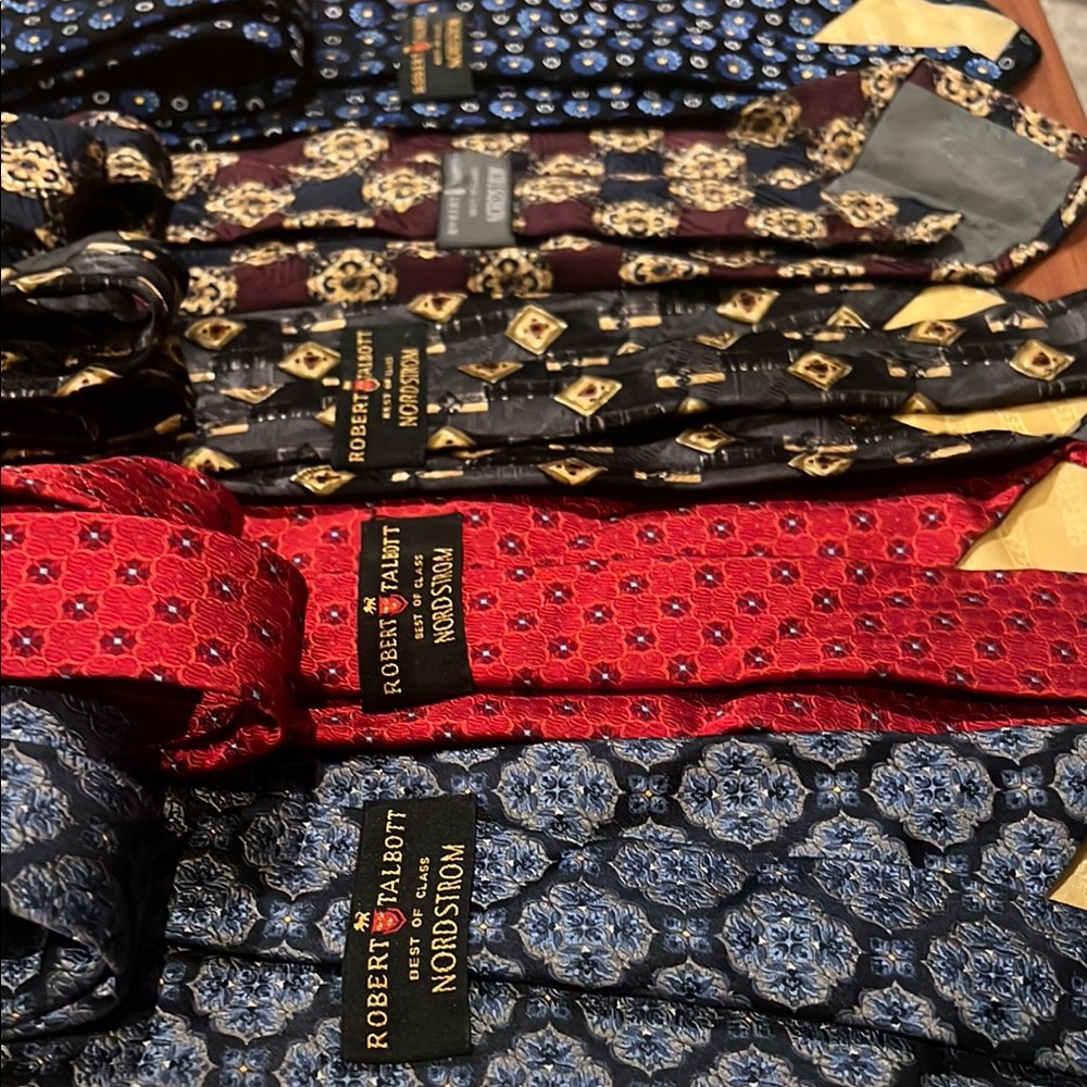 Robert Talbott Gray And Red Ties Accessories Coll… - image 3